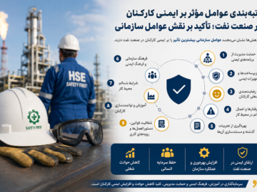 رتبه‌بندی عوامل مؤثر بر ایمنی کارکنان در شرکت نفت پارس