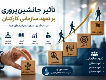 تاثیر جانشین‌پروری بر تعهد سازمانی کارکنان